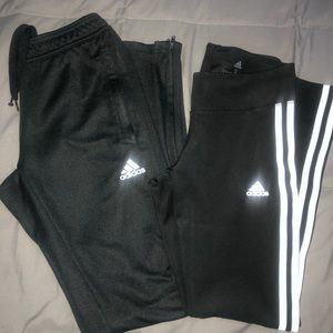 Adidas tights and sweats